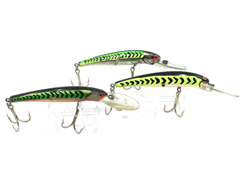 Bomber Long A 25A Lot of Three Fisherman's Specials
