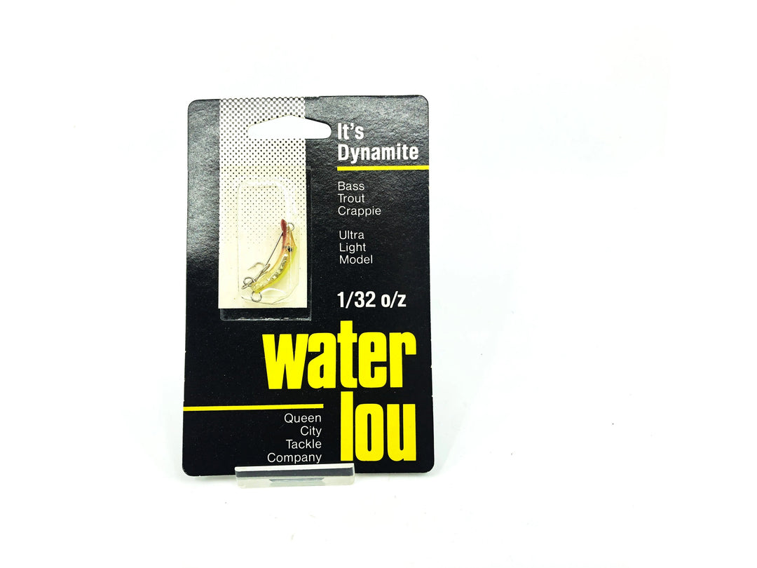 Queen City Tackle Company Ultra Light Model Water-Lou CHRT Chartreuse Color on Card