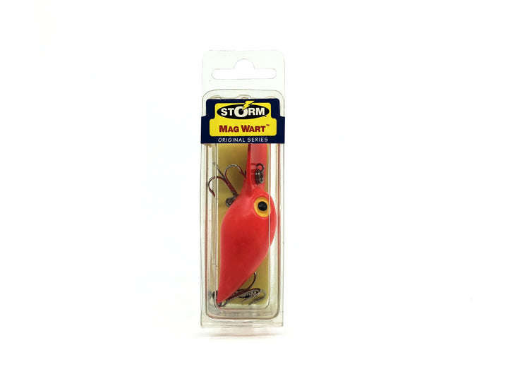 Storm Mag Wart #48 Solid Fluorescent Red Color Pre Rapala/Transitional New in Box
