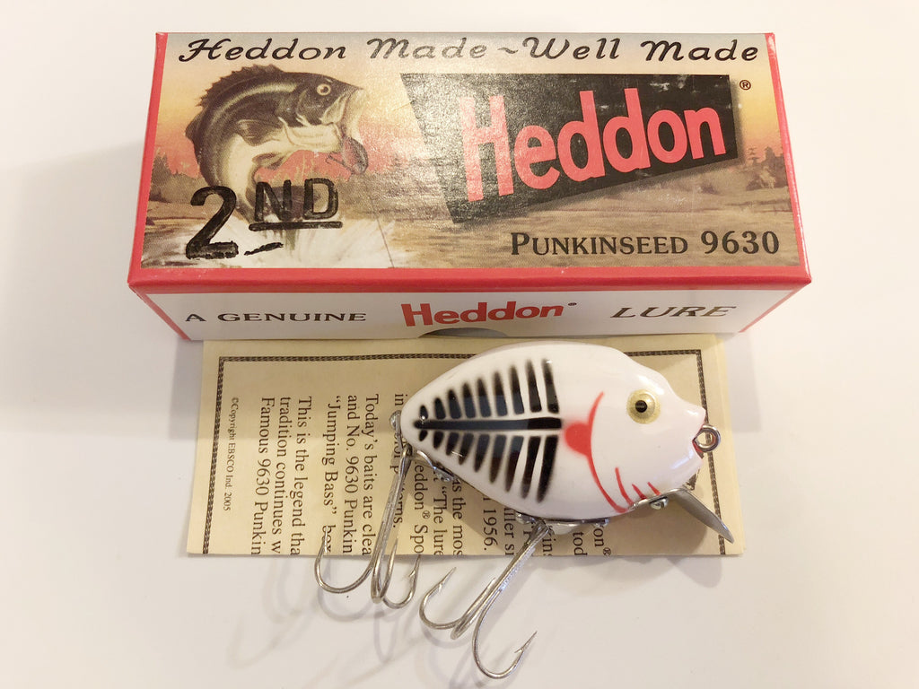 Leurre Heddon Punkinseed – Seconde Série Collector, Cuivre Branchue Noire (neuf Seconds)