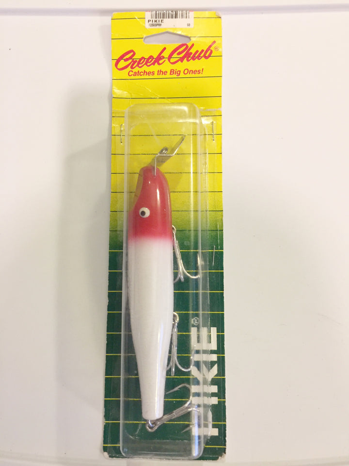Creek Chub 2300 Husky Pikie New on Card Red White