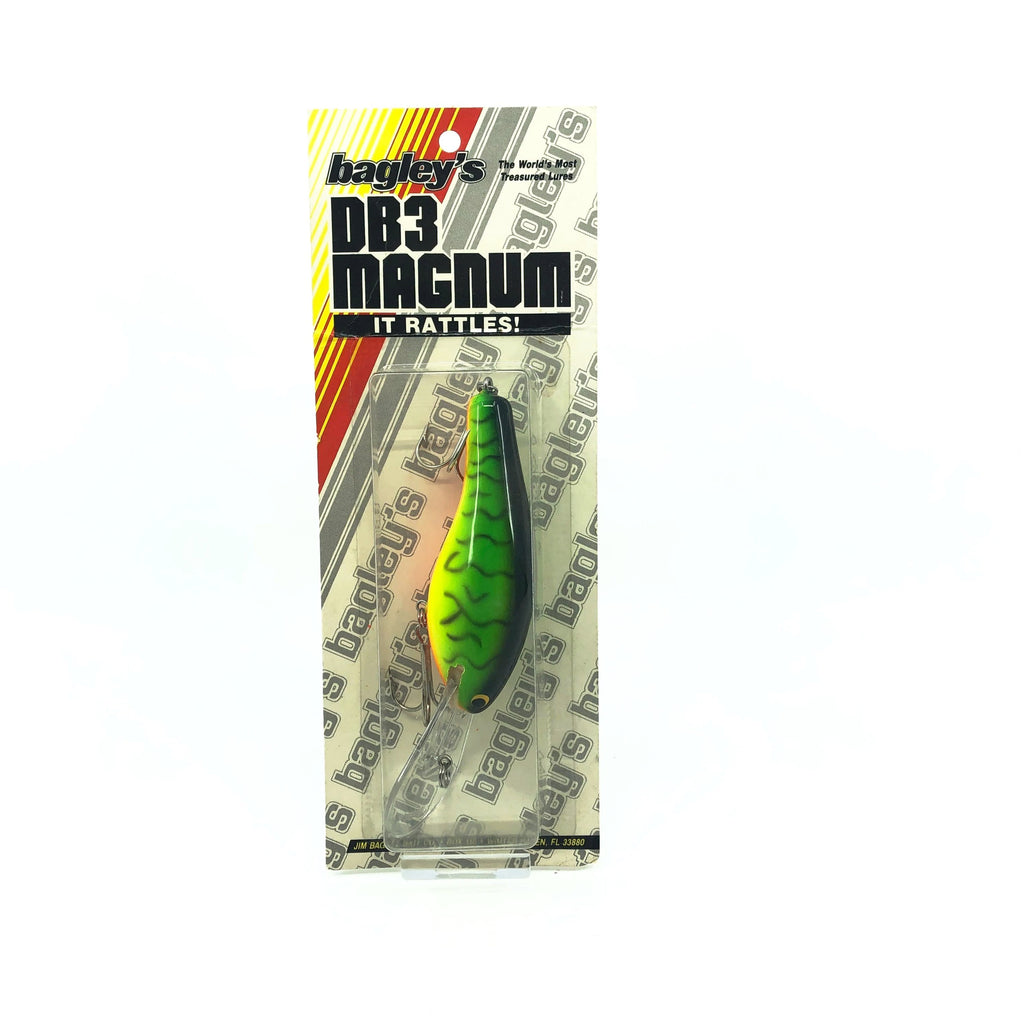 Bagley Diving Magnum B3 DB3-H69T Hot Tiger Color New on Card Old Stock – My Bait Shop, LLC