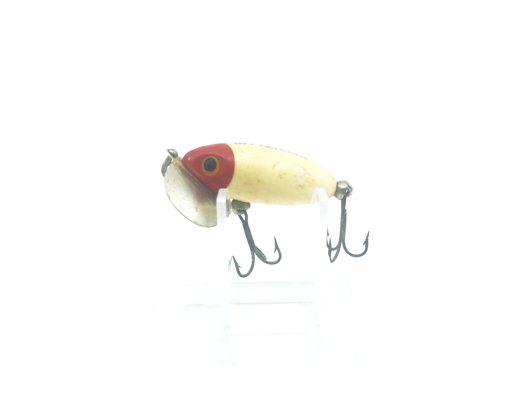 Arbogast Jitterbug Mini Red and White Color