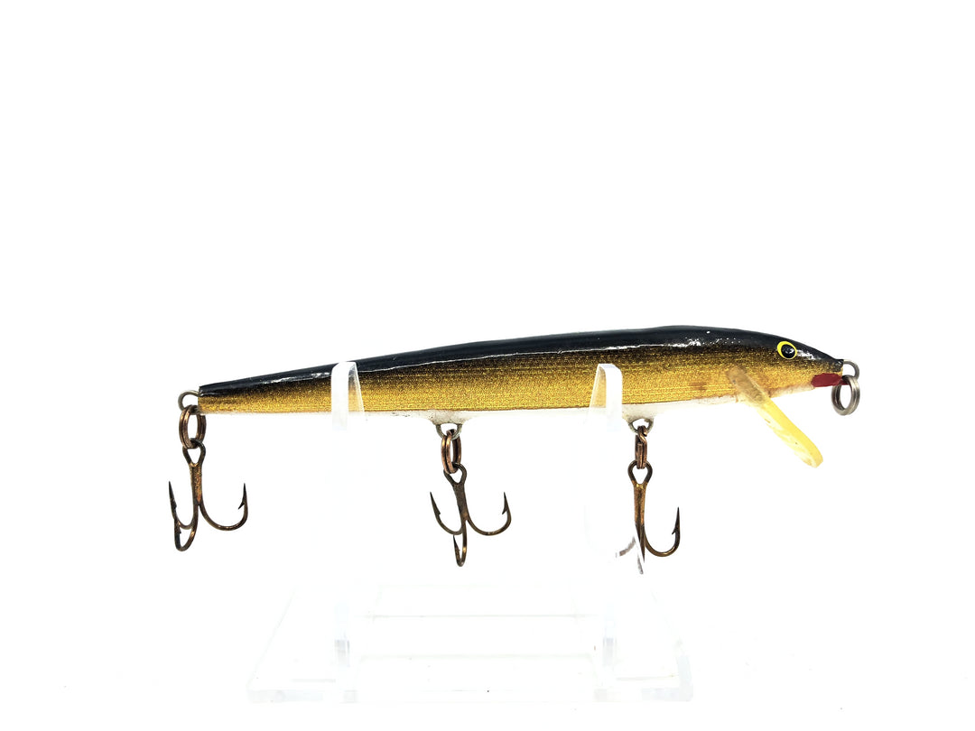 Rapala Floating Minnow F11 Gold Black Back