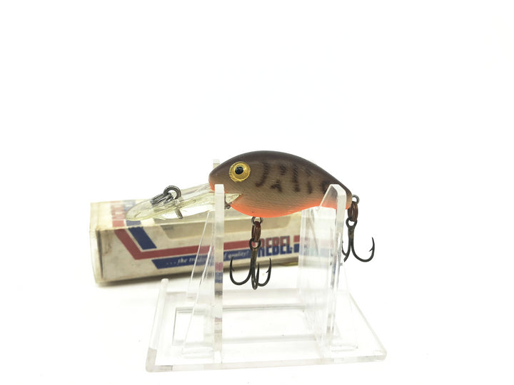 Rebel Deep Teeny-R Noisemaker Model Brown Crawfish Color in Box