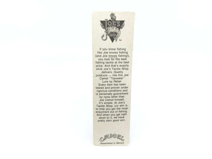 Rebel Joe Camel Novelty Topwater Lure on Card