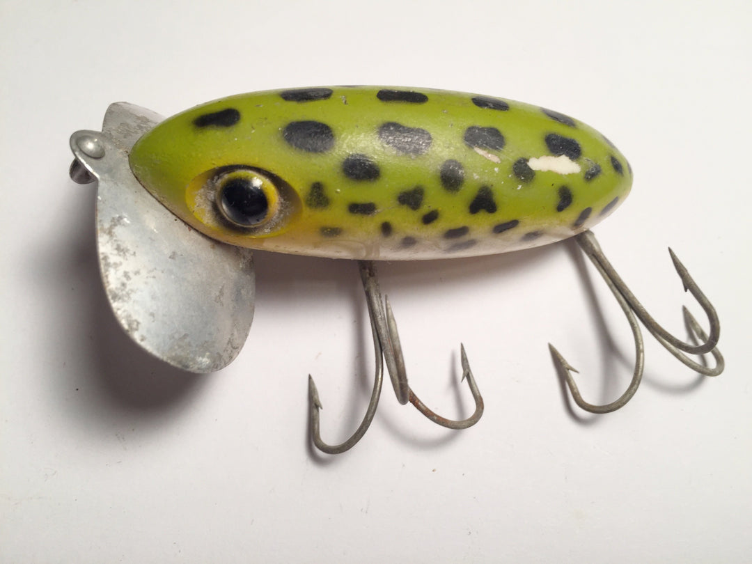 Arbogast Jitterbug Leopard Frog Color