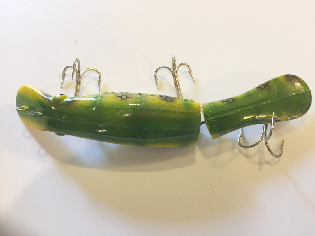 Drifter Tackle The Believer 8" Jointed Musky Lure Yellow Perch Pattern