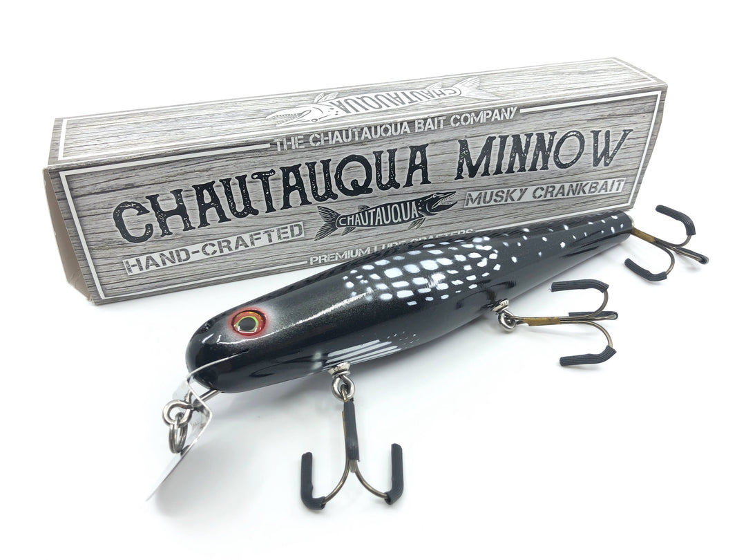 Chautauqua 8" Minnow Musky Lure Special Order Color "Loon"