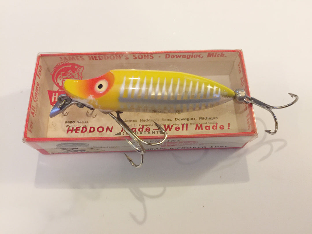 Heddon River Runt Yellow Shore Floater New in Box