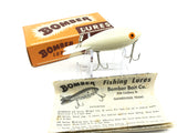 Vintage Wooden Bomber 401 White with Box and Paper Insert