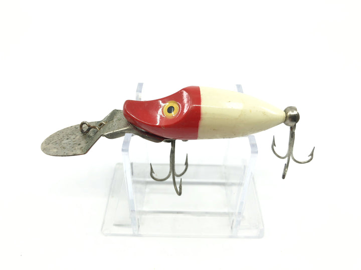 Heddon Deep Diver River Runt Red and White Color