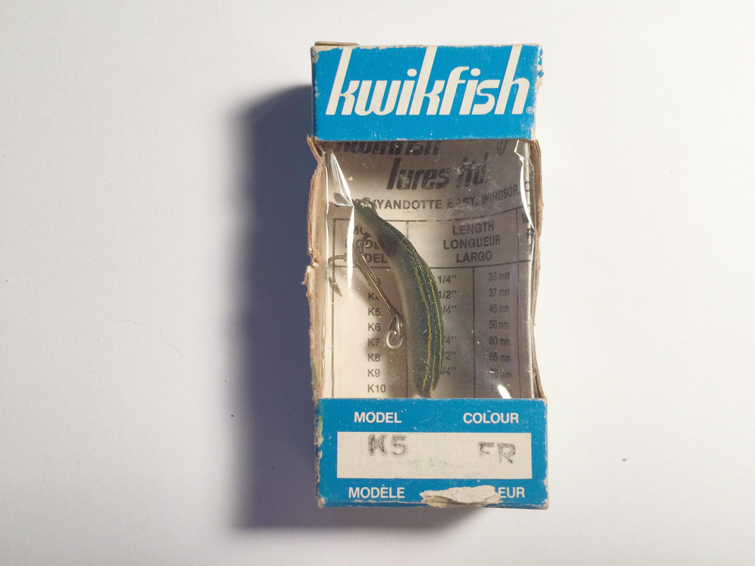 Vintage Kwikfish K5 FR Frog Color