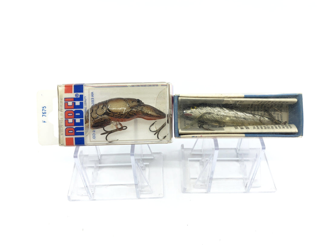 Vintage Rebel and Rapala lot of Two Lures