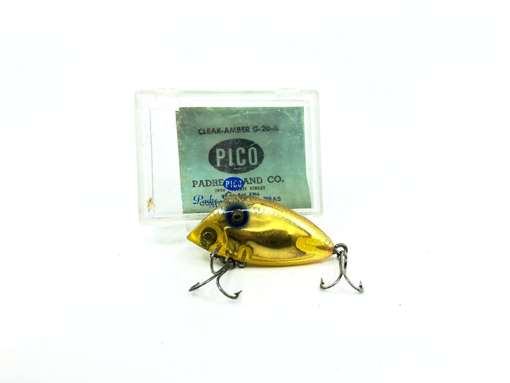 PICO Perch with Box and Insert, Clear Amber Color