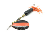 Orange and Black Spinnerbait