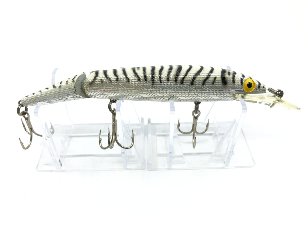 Vintage Rebel Fastrac Jointed Minnow Zebra Pattern