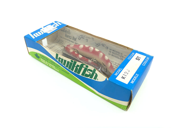 Pre Luhr-Jensen Kwikfish Jointed K12J ST Strawberry Color New in Box Old Stock