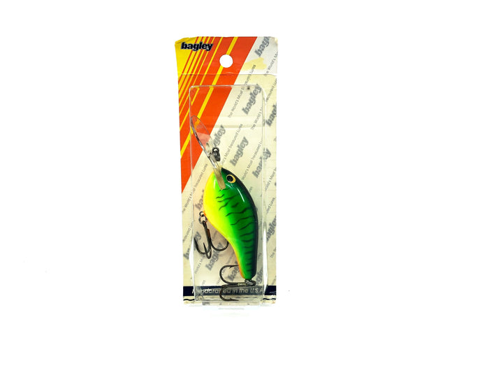 Bagley Diving B3 DB3-H69T Hot Tiger Color New on Card Old Stock Florida Bait