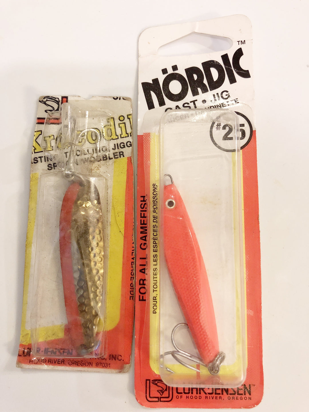 Nordic Cast Jig NOC plus Krocodile Spoon on card