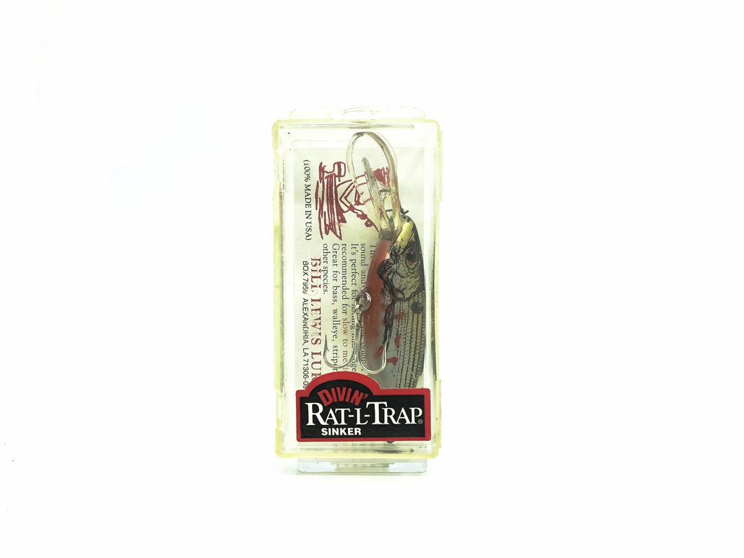 Bill Lewis Diving Rat-L-Trap Sinker 37 Bleeding Shiner Color 3/8 oz with Box Old Stock