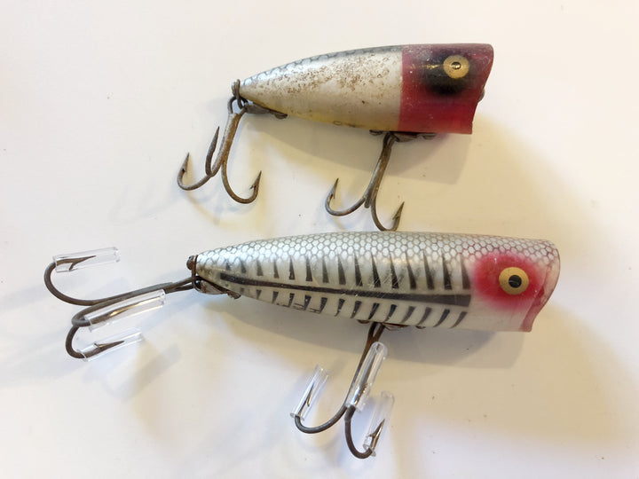Heddon Chugger and Chugger Jr Lot of Two