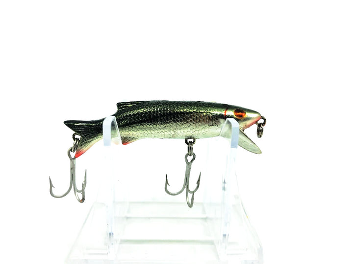 Doll Fish Shal-A-Miner Silver and Green Minnow