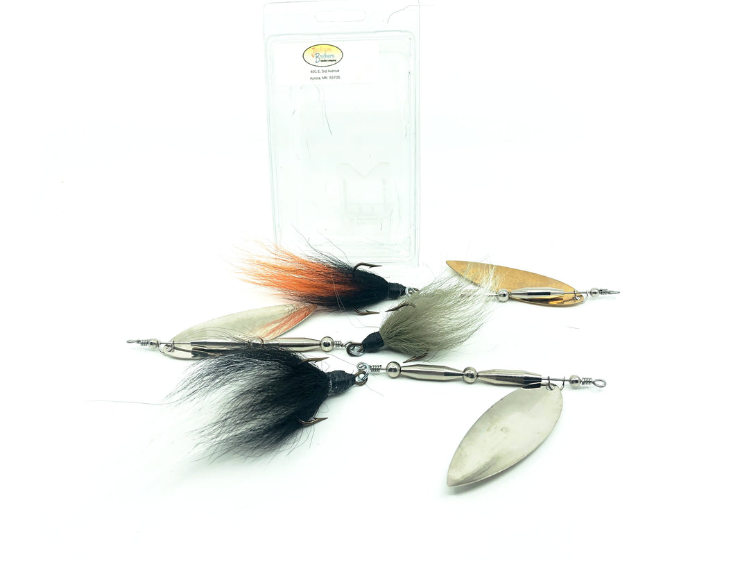 Jackson Brothers Tackle Company, Fluted Musky Spinner Three Pack
