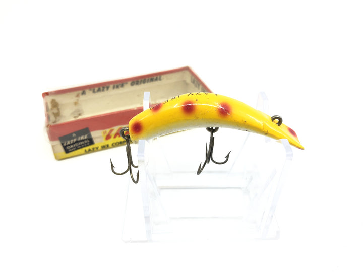 Lazy Ike 2 Yellow Spotted with Box Vintage Lure