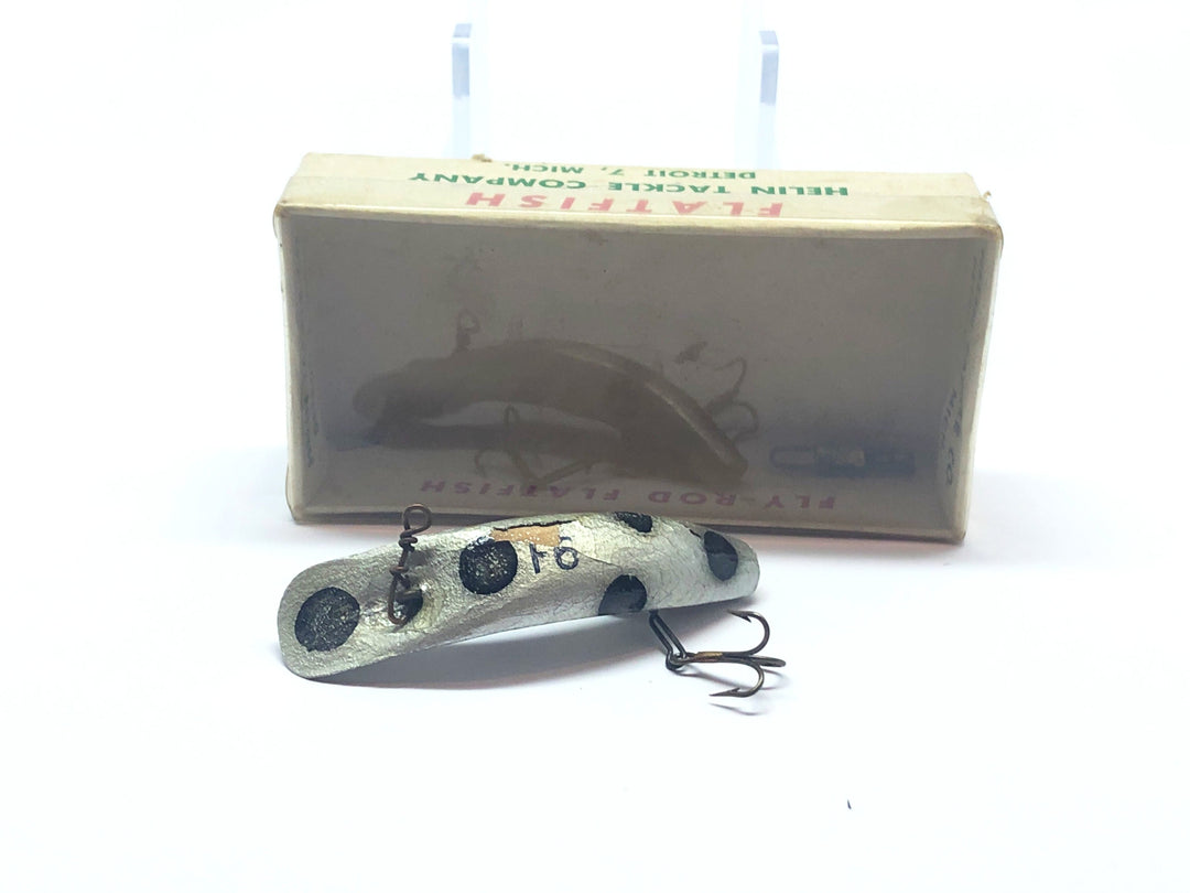 Helin Flatfish F6 Silver with Black Spots