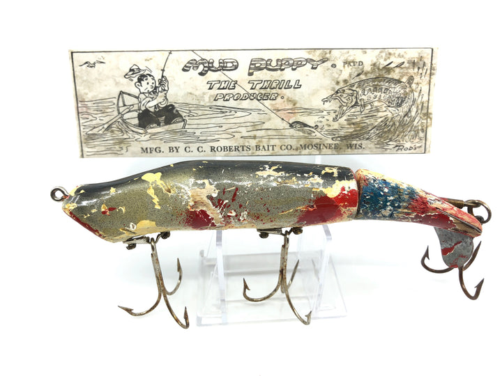 C.C. Roberts Mudpuppy Warrior Vintage Musky Lure with Box