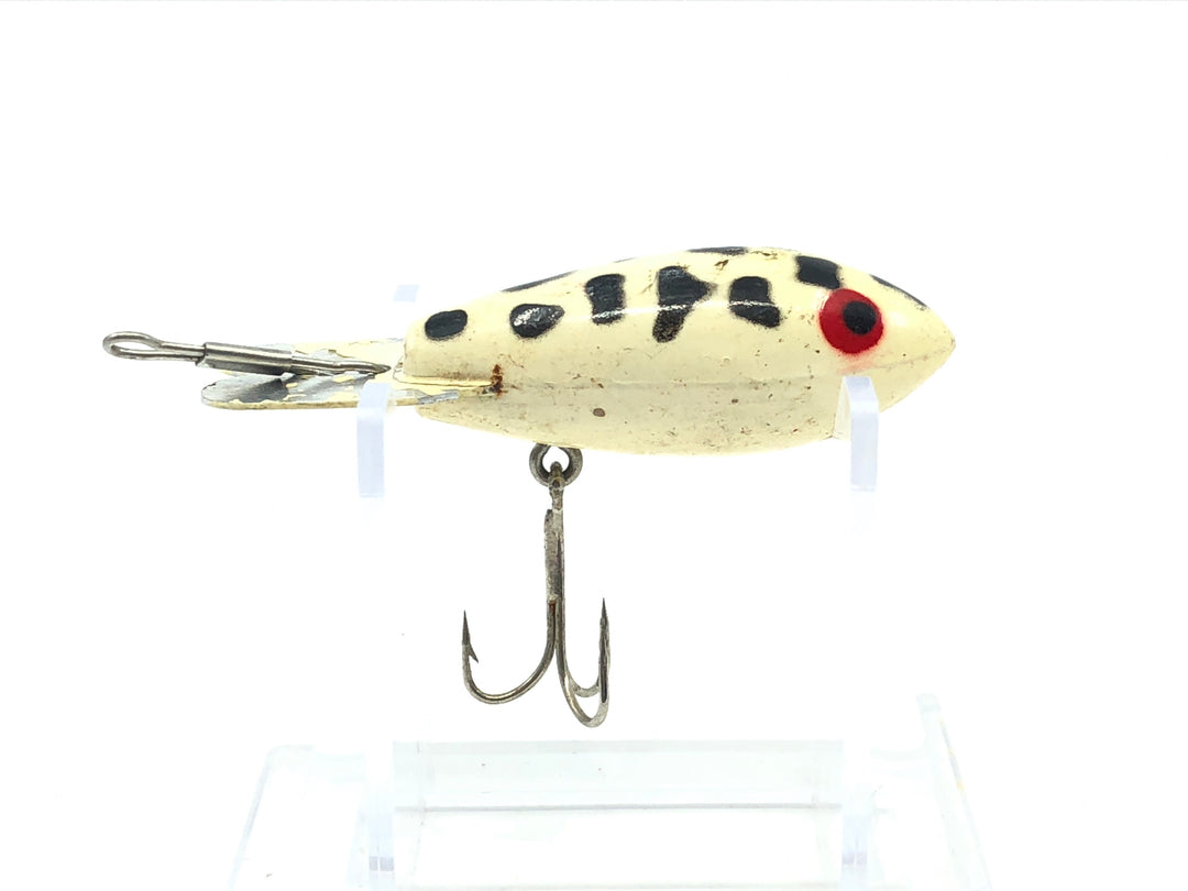 Bomber Midget 204 White with Black Spots