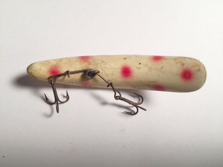 Helin Flatfish F7 in Strawberry Color White with Red Spots