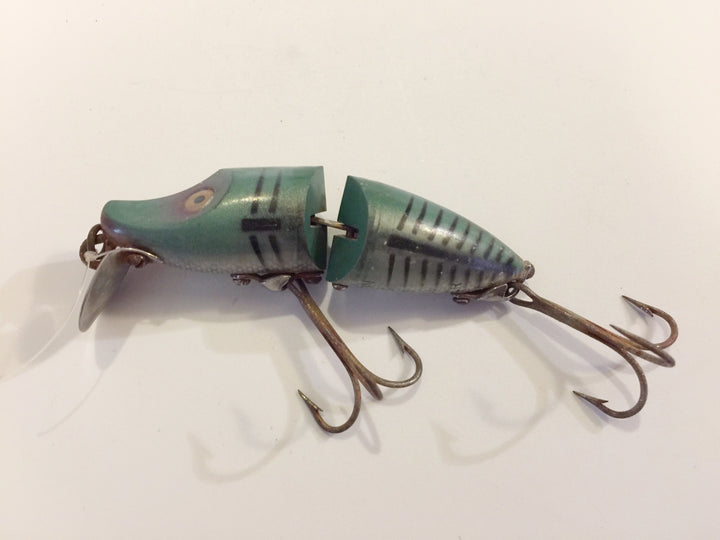 Heddon Jointed River Runt Sinker Spook Green Shore Color