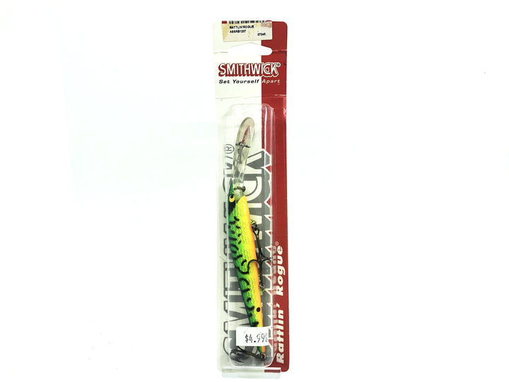 Smithwick Deep Suspending Rattlin' Rogue Fire Tiger Color New on Card