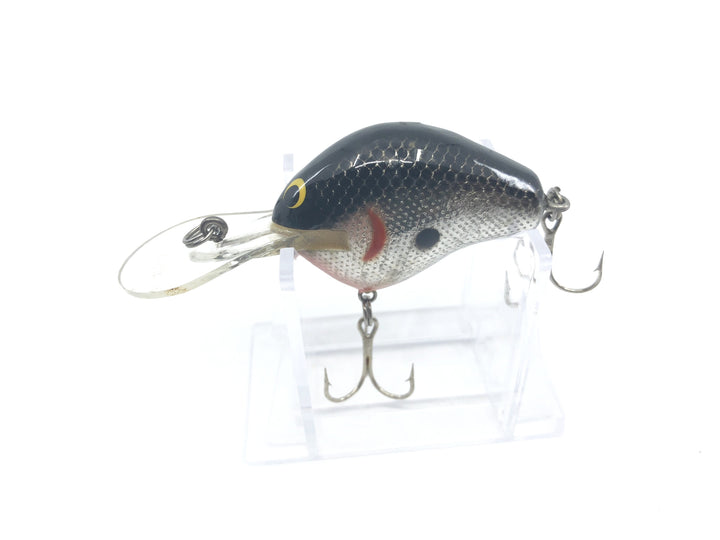 Bagley DB1 Diving Balsa 1 in Black and Silver Foil Color