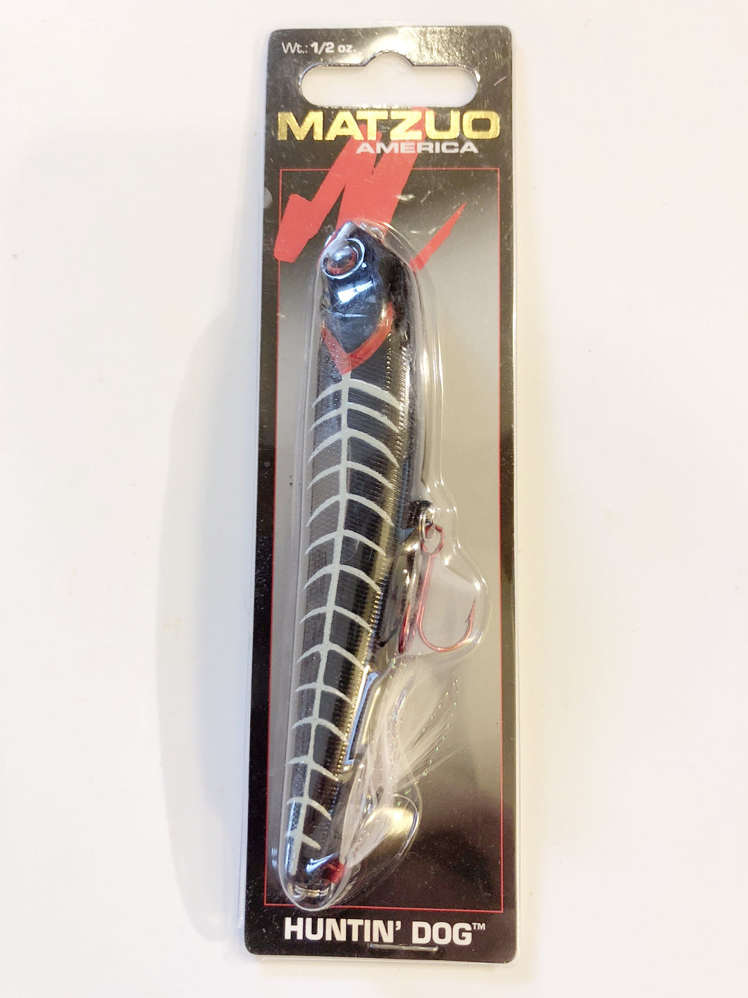 Matzuo Huntin' Dog Lure Blackshore Color New on Card