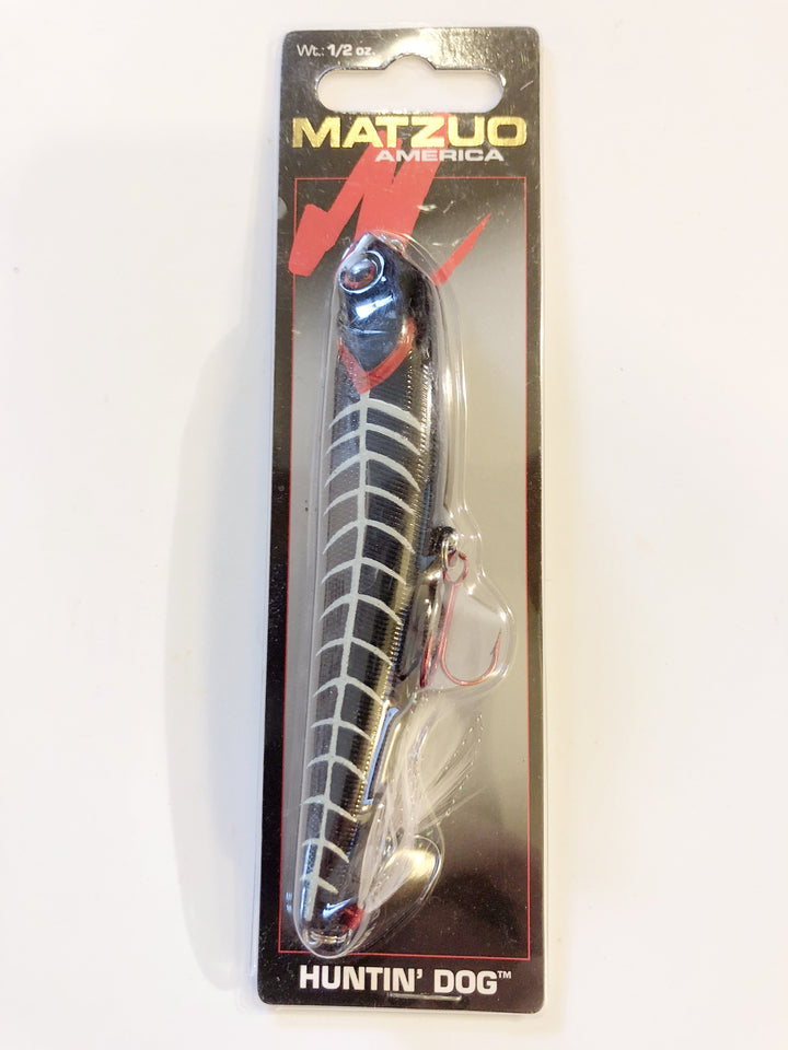 Matzuo Huntin' Dog Lure Blackshore Color New on Card