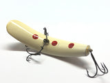 Helin Flatfish P8 Bone White with Red Spots