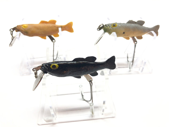Lot of Three Vintage Arbogast Lil' Bass Lures