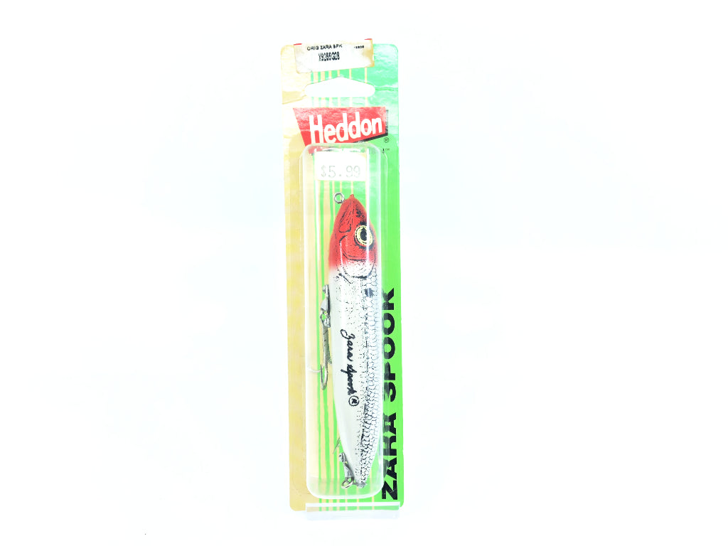 Heddon Original Zara Spook G28 Pearl/Red Eye Discontinued Color New on Card