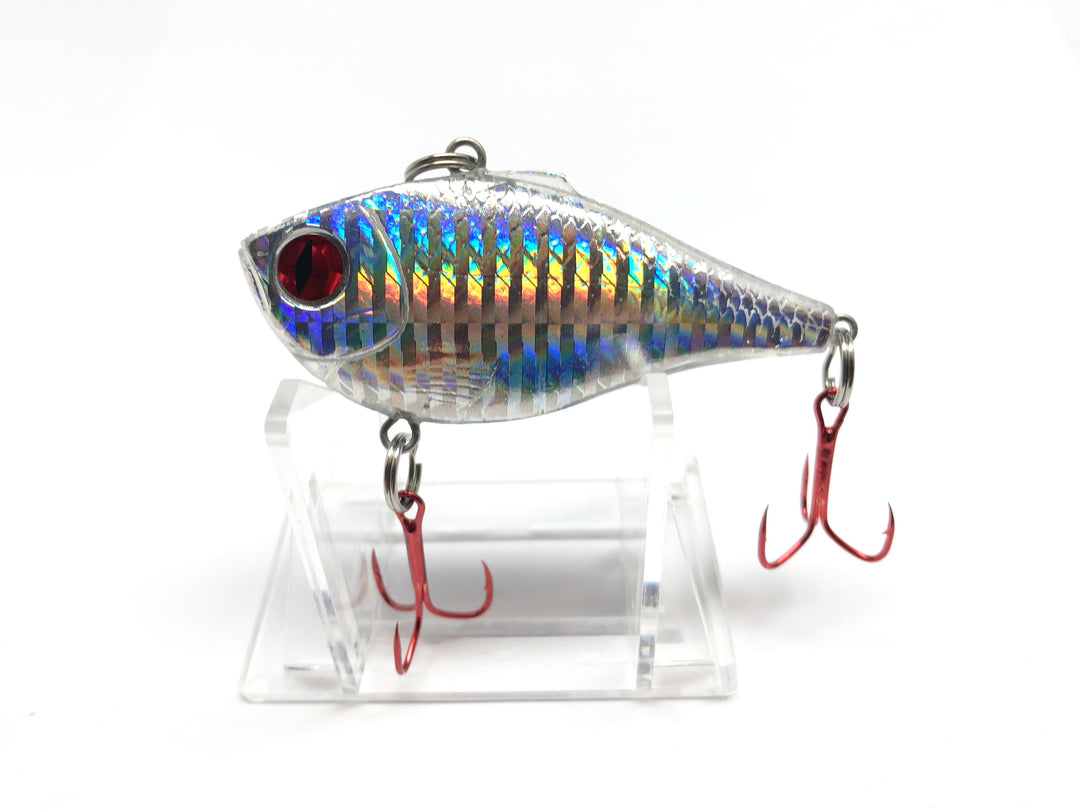 Viper Custom Tackle Lippless Custom Crankbaits Silver Foil Color New in Box