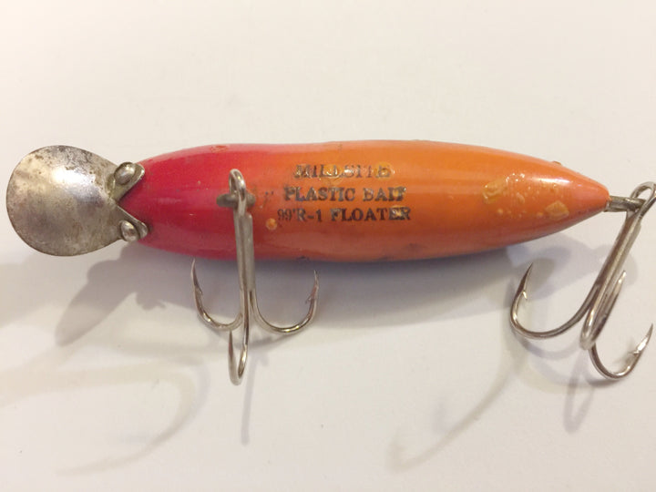 Millsite 99'R-1 Floater Orange with Black Spots Antique Lure