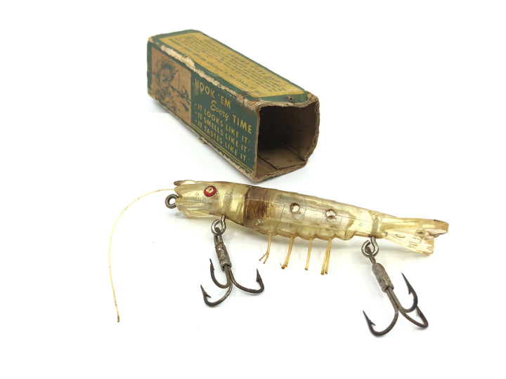 Vintage Mannings Tasty Shrimp Lure with Box