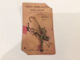 Red's Sure-Catch Fish Hook on Original Card