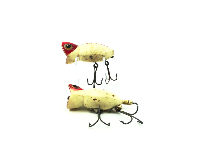 Vintage Hula Popper Combo, Red/White Color