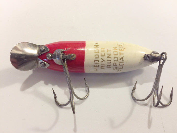 Heddon River Runt Red Head White Body Spook Floater