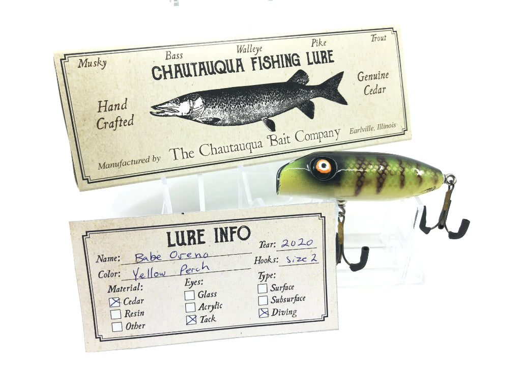 Chautauqua Babe Oreno Yellow Perch Color 2020 Model