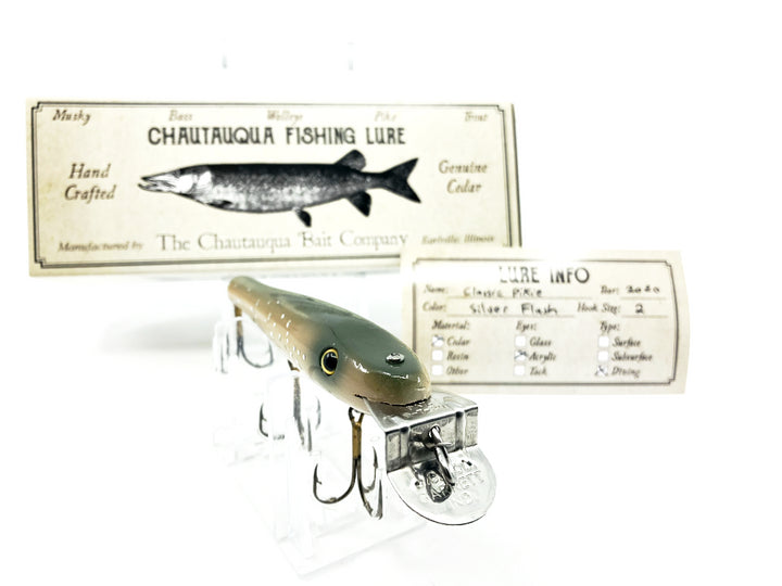 Chautauqua Special Order Classic Pikie in Silver Flash Color 2020 Marked Lip