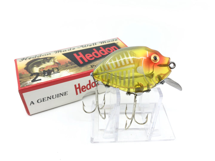 Heddon 9630 2nd Punkinseed X9630XYS Spook Glow Yellow Silver Color New in Box
